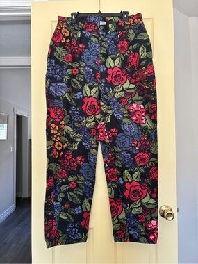 Lucy and Yak Addison jeans in Maria print, size 36L
